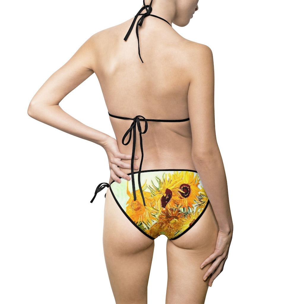 Women's Bikini Swimsuit with Van Gogh design (shipped to USA & Canada)