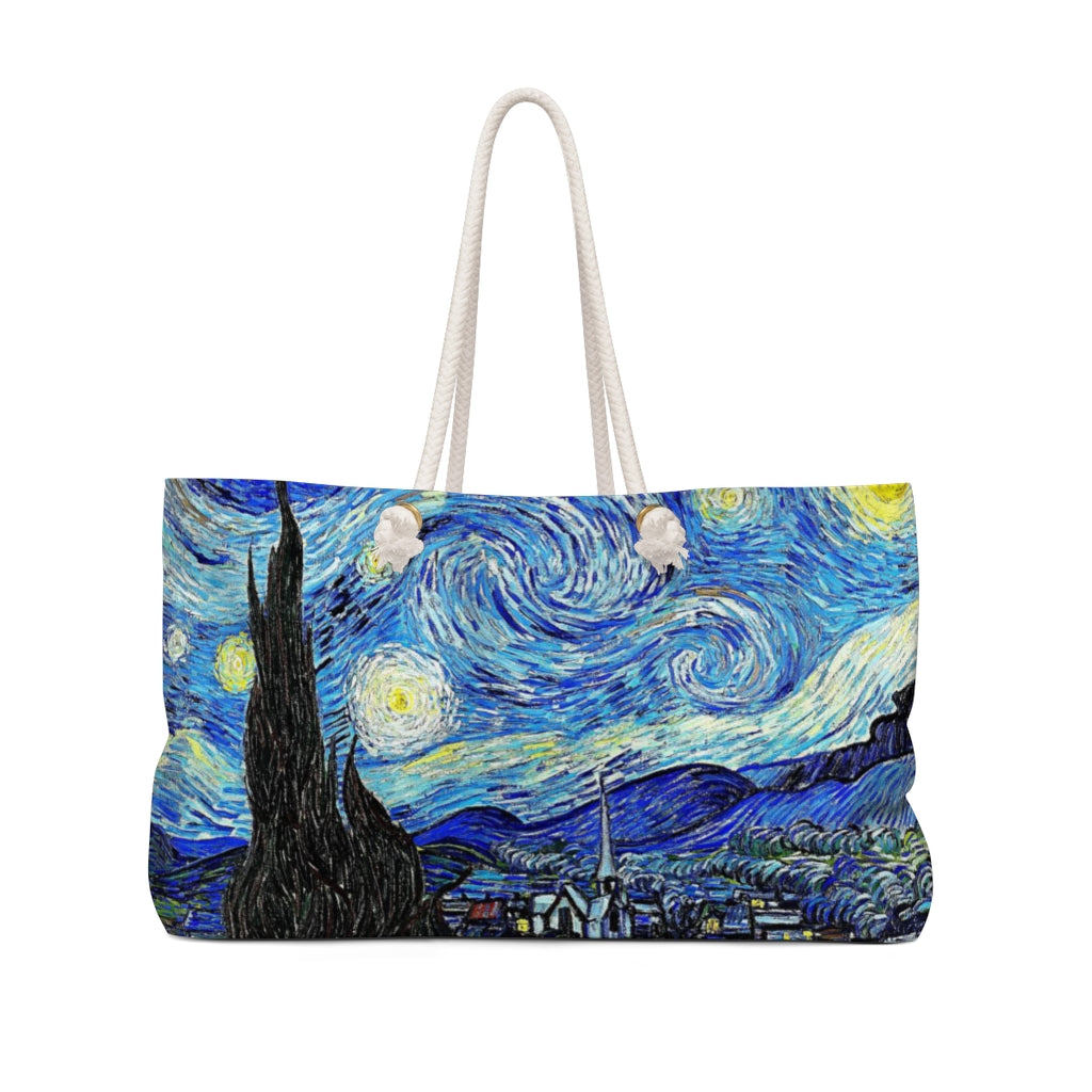 Weekender Bag with Van Gogh design (shipped to USA & Canada)