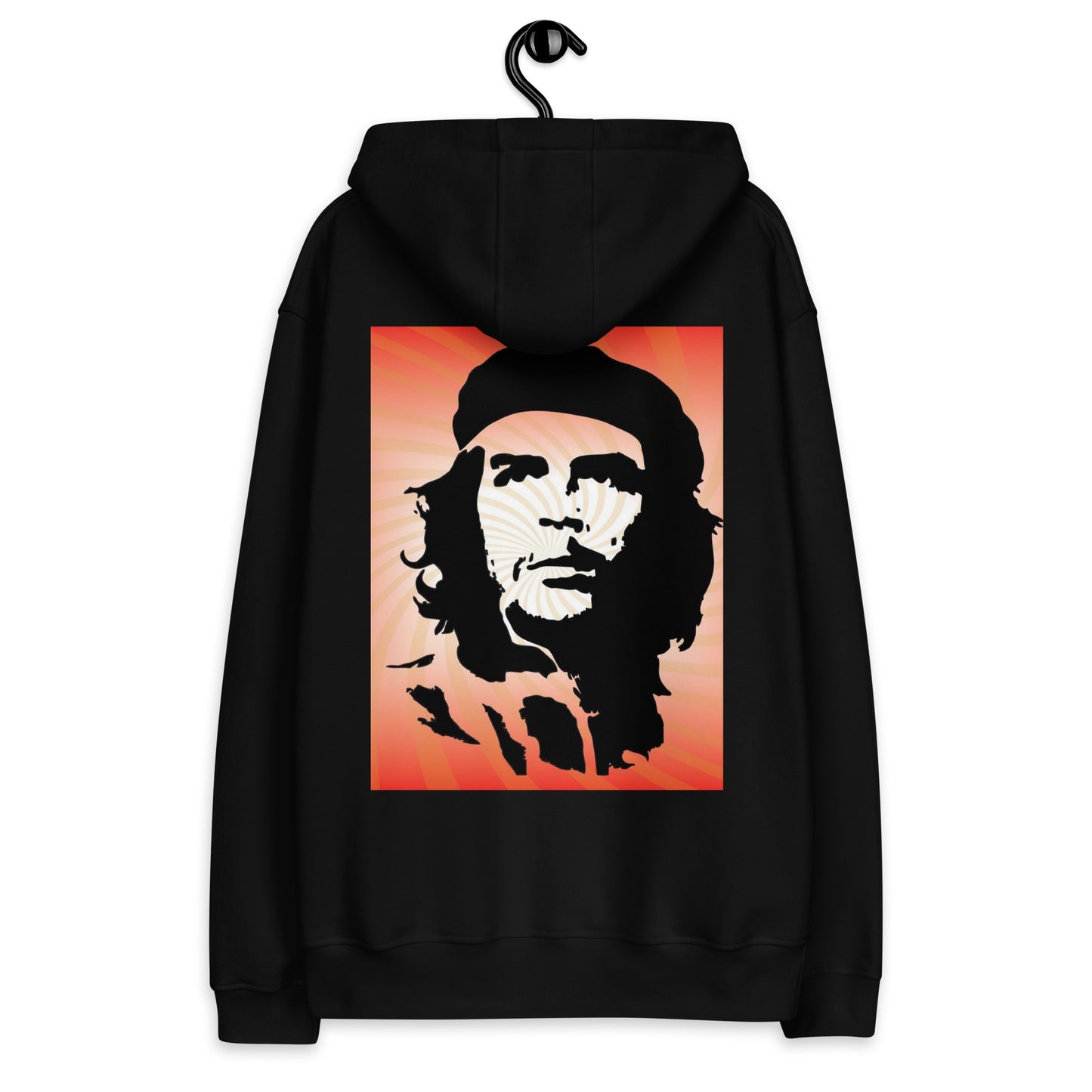 Premium eco hoodie with Che Guearra design (sourced Vecteezy.com)