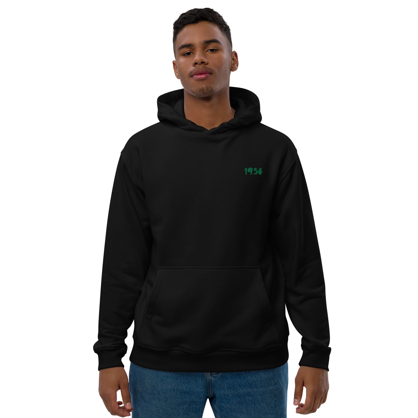 Premium eco hoodie with Che Guearra design (sourced Vecteezy.com)