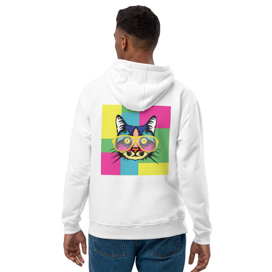 Premium eco hoodie with Pop art design sourced Vecteezy.com
