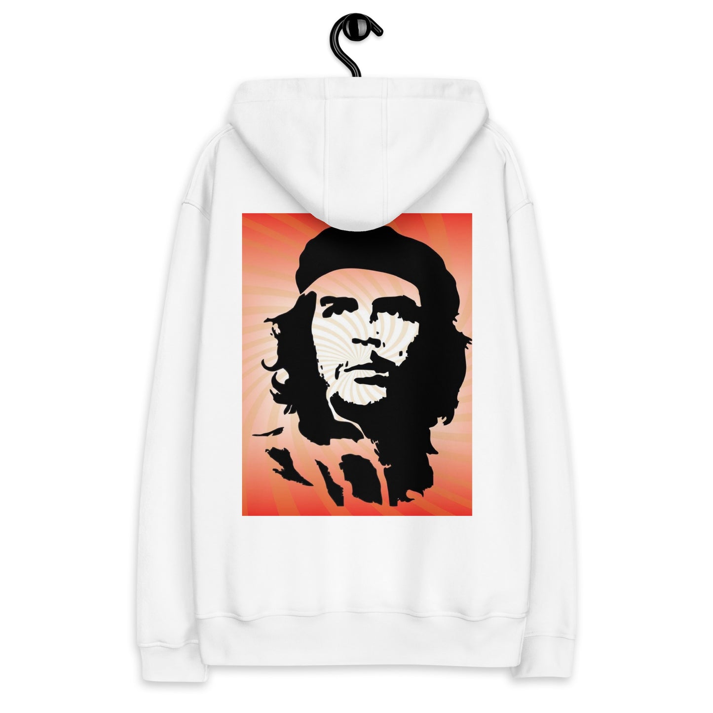 Premium eco hoodie with Che Guearra design (sourced Vecteezy.com)