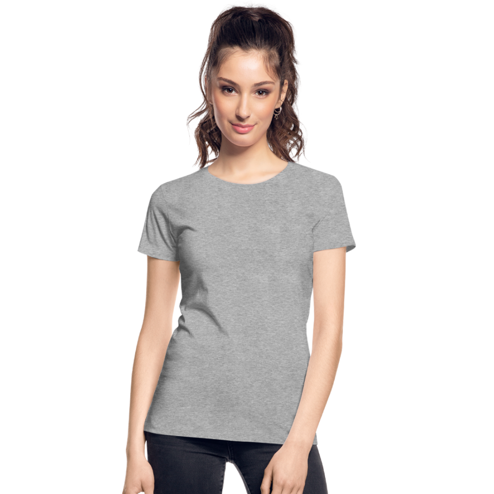 Women’s Premium Organic T-Shirt (shipping to Europe) - heather grey