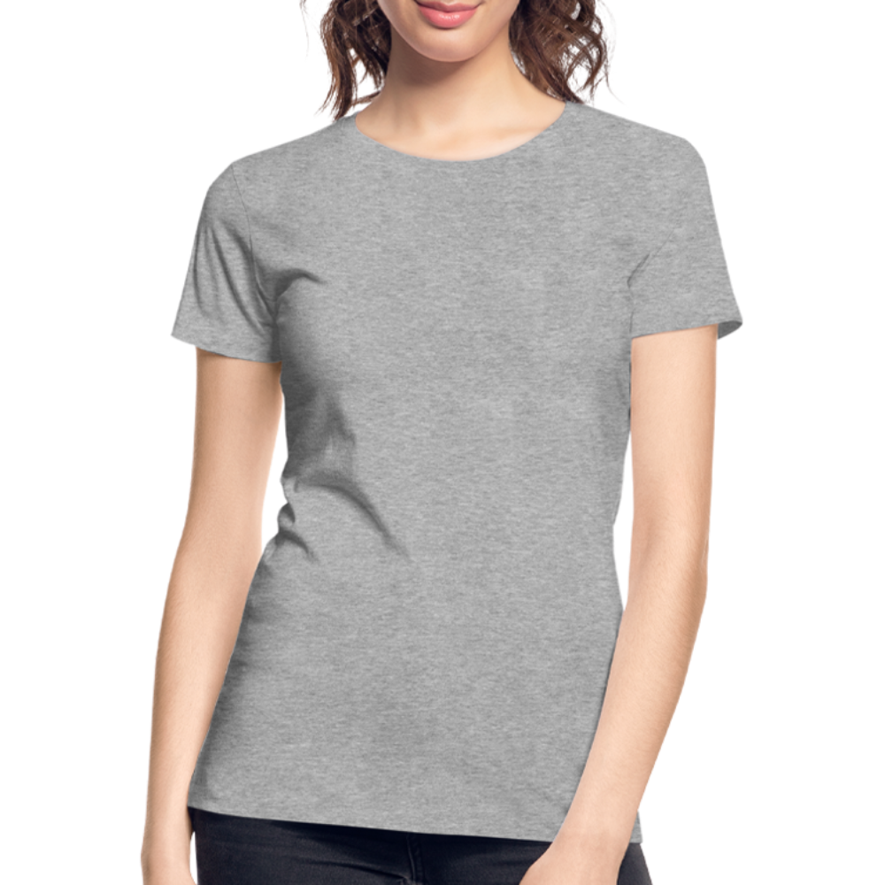 Women’s Premium Organic T-Shirt (shipping to Europe) - heather grey