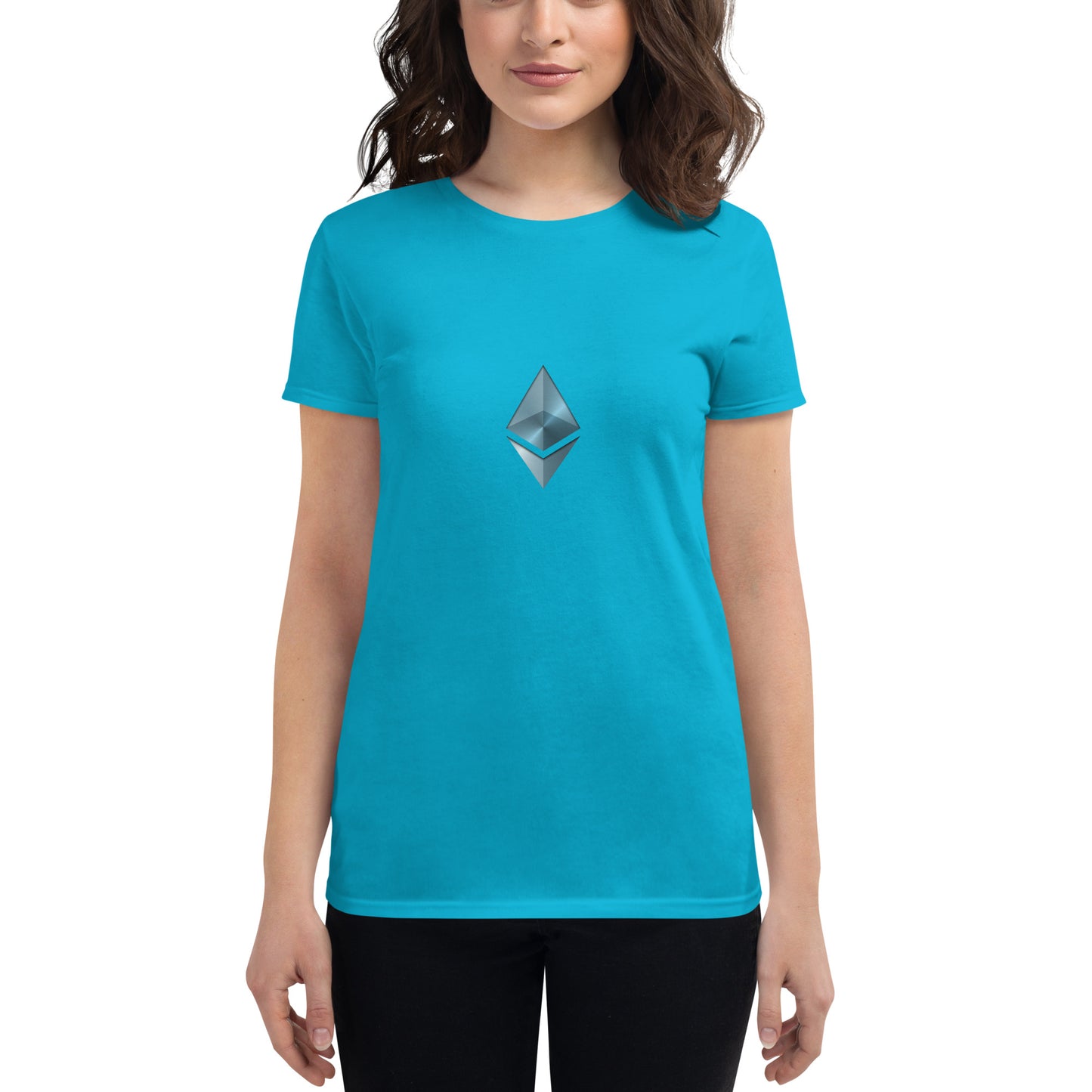 Women's short sleeve t-shirt with ETH logo design