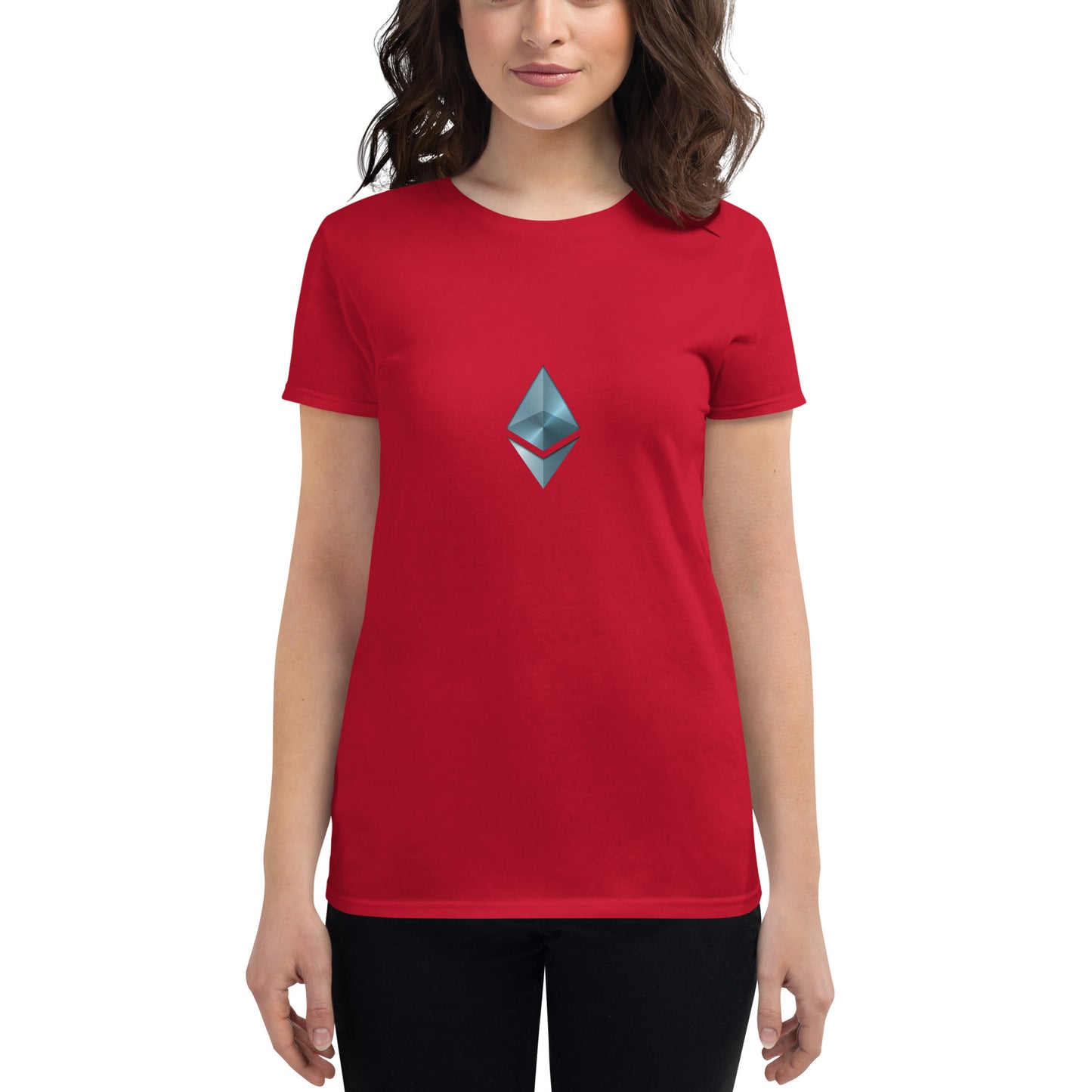 Women's short sleeve t-shirt with ETH logo design